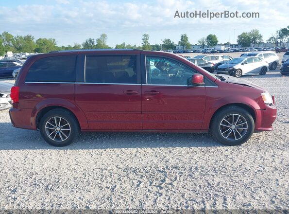 2C4RDGCG2HR864675 2017 DODGE GRAND CARAVAN Red Vista interior de 360 grados