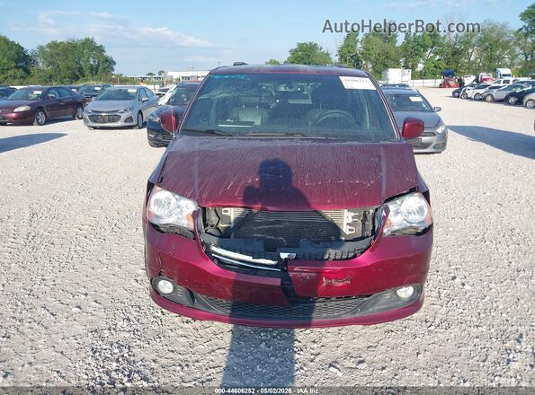 2C4RDGCG2HR864675 2017 DODGE GRAND CARAVAN Red Vista interior trasera