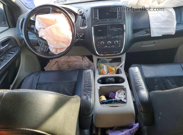 2C4RDGCG3HR799674 2017 DODGE GRAND Белый Вид панели приборов