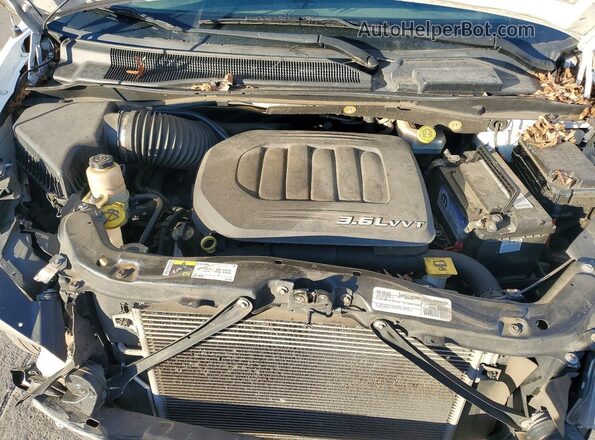 2C4RDGCG3HR799674 2017 DODGE GRAND Белый Вид подкапотного пространства