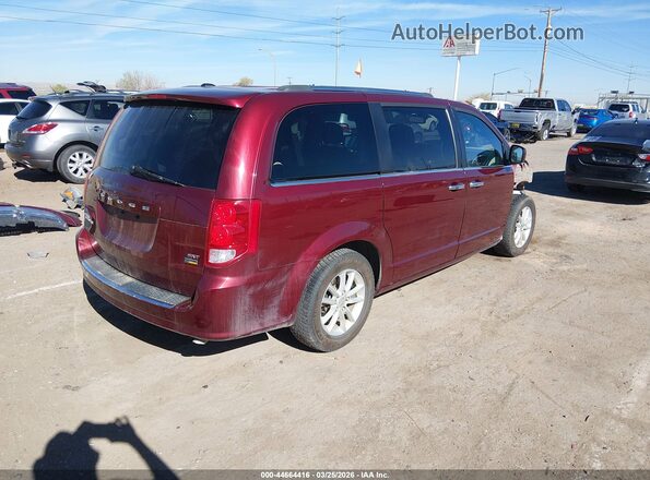 2C4RDGCG3KR659714 2019 DODGE GRAND CARAVAN Red Задня права чверть