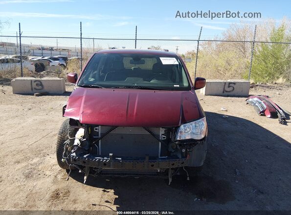 2C4RDGCG3KR659714 2019 DODGE GRAND CARAVAN Red Вид задньої частини салону