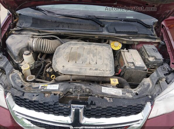 2C4RDGCG4KR774595 2019 DODGE GRAND CARAVAN Red Вид ззаду