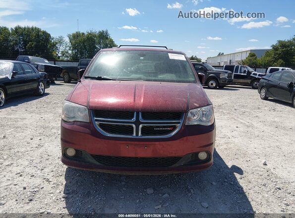 2C4RDGCG4KR774595 2019 DODGE GRAND CARAVAN Red Вид щитка приладів