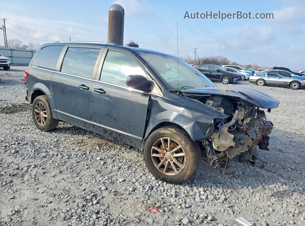 2C4RDGCG4LR153603 2020 DODGE GRAND Черный Передняя правая четверть