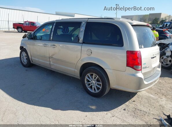 2C4RDGCG5GR202247 2016 DODGE GRAND CARAVAN Tan Trasero izquierdo