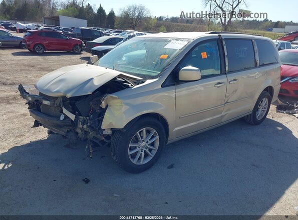 2C4RDGCG5GR202247 2016 DODGE GRAND CARAVAN Tan Vista tres cuartos delantera izquierda