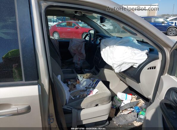 2C4RDGCG5GR202247 2016 DODGE GRAND CARAVAN Tan Vista interior delantera