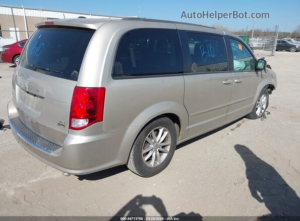 2C4RDGCG5GR202247 2016 DODGE GRAND CARAVAN Tan Trasero derecho