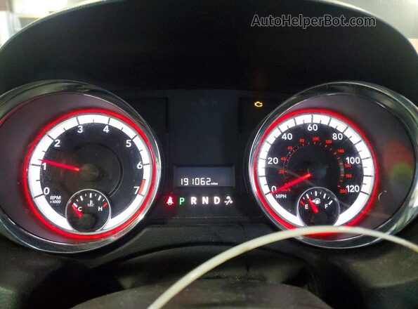 2C4RDGCG5GR339365 2016 DODGE GRAND Charcoal Vista del cuadro de instrumentos