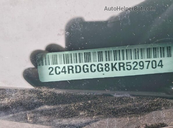 2C4RDGCG8KR529704 2019 DODGE GRAND Серый 