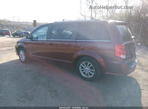 2C4RDGCG8LR154009 2020 DODGE GRAND CARAVAN Maroon უკანა მარცხენა