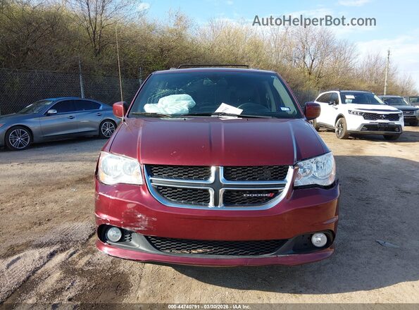 2C4RDGCG8LR154009 2020 DODGE GRAND CARAVAN Maroon უკანა სალონის ხედი