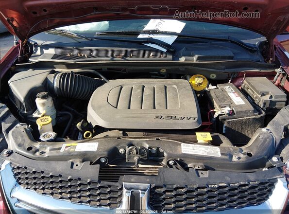 2C4RDGCG8LR154009 2020 DODGE GRAND CARAVAN Maroon უკანა ხედი