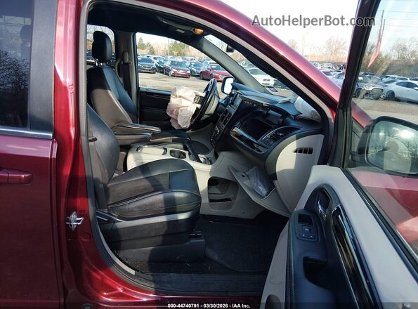 2C4RDGCG8LR154009 2020 DODGE GRAND CARAVAN Maroon წინა სალონის ხედი