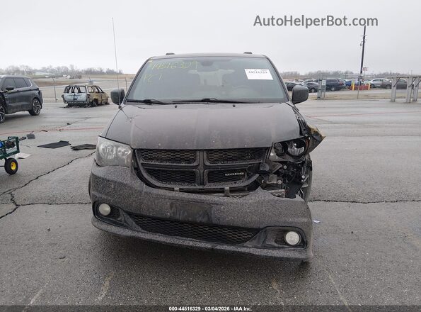 2C4RDGEG5JR344845 2018 DODGE GRAND CARAVAN Черный Вид щитка приборов