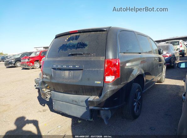 2C4RDGEG9LR186156 2020 DODGE GRAND CARAVAN Black Tył prawy