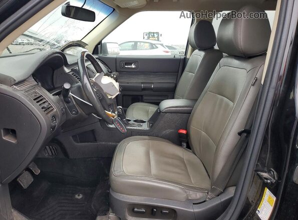 2FMGK5C80KBA34508 2019 FORD FLEX Black წინა სალონის ხედი