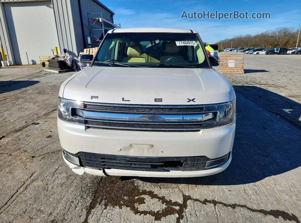 2FMGK5C85GBA18294 2016 FORD FLEX White Front view