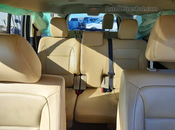 2FMGK5C85GBA18294 2016 FORD FLEX White Rear seats view