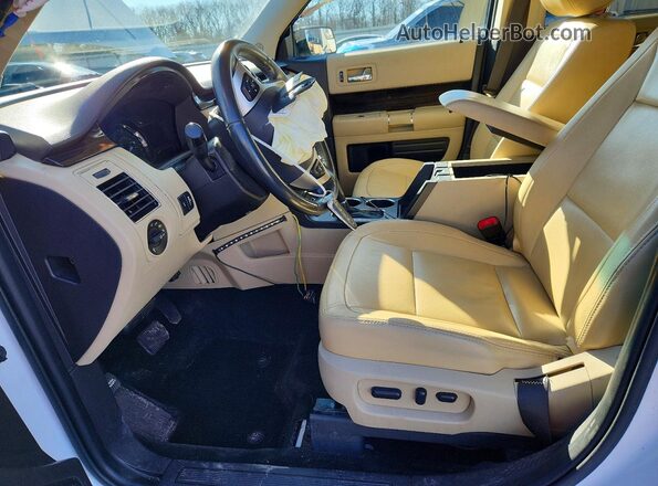 2FMGK5C85GBA18294 2016 FORD FLEX White Front interior view