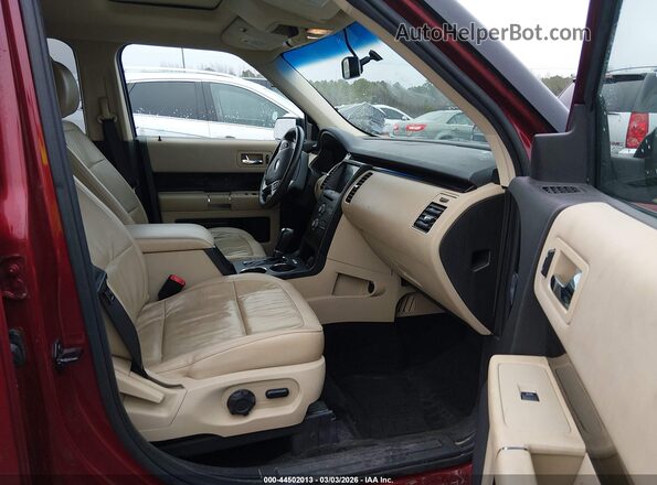 2FMGK5C86GBA13069 2016 FORD FLEX Red Вид салону спереду