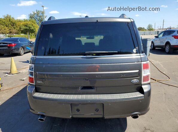 2FMGK5C8XKBA00379 2019 FORD FLEX Gray 