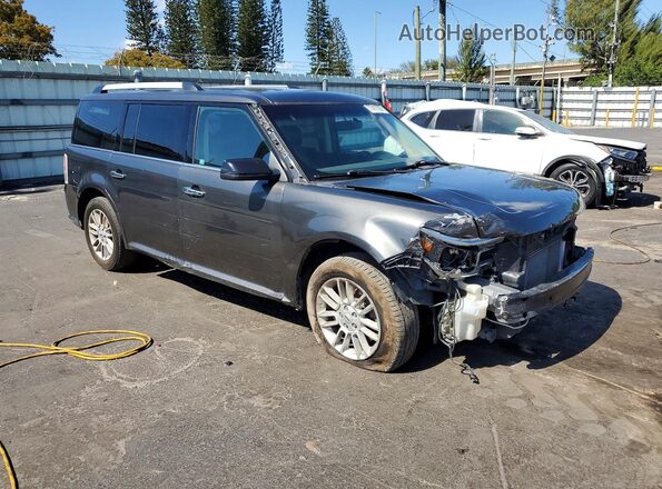 2FMGK5C8XKBA00379 2019 FORD FLEX Gray 