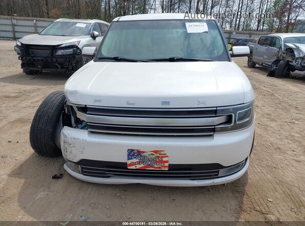 2FMGK5D86JBA05544 2018 FORD FLEX White ხელსაწყოთა პანელის ხედი
