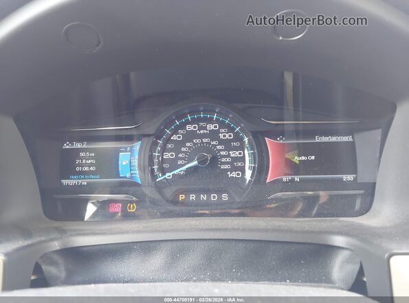 2FMGK5D86JBA05544 2018 FORD FLEX White უკანა სავარძლების ხედი