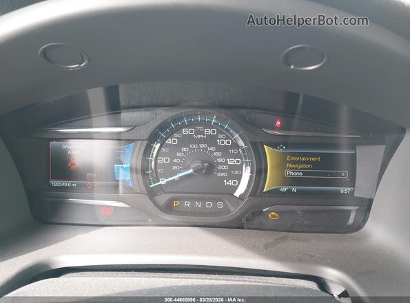 2FMGK5D89JBA01004 2018 FORD FLEX Black უკანა სავარძლების ხედი