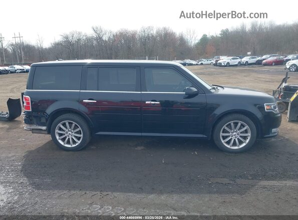 2FMGK5D89JBA01004 2018 FORD FLEX Black უკანა სალონის ხედი