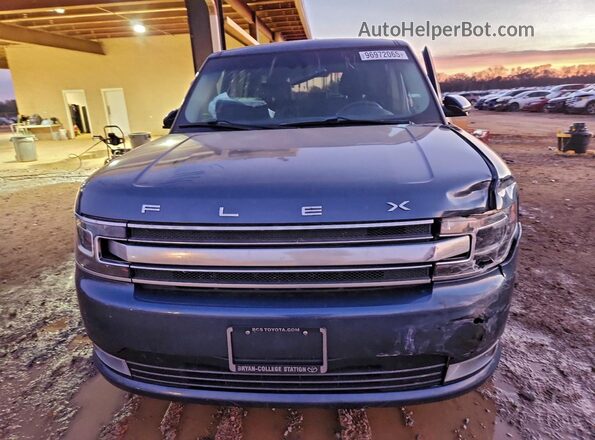 2FMGK5D8XKBA35891 2019 FORD FLEX Blue 