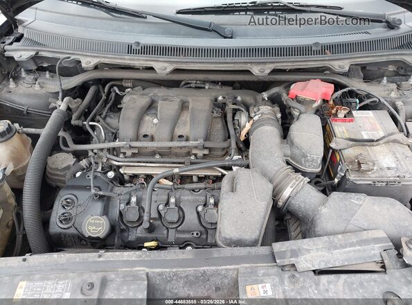2FMHK6C80HBA05965 2017 FORD FLEX Black Вид ззаду