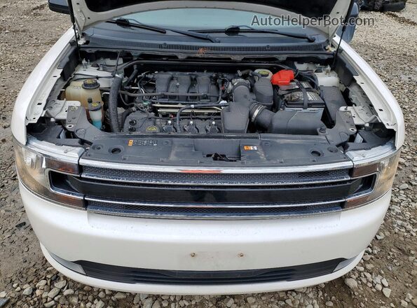 2FMHK6C84HBA01899 2017 FORD FLEX White Widok komory silnika