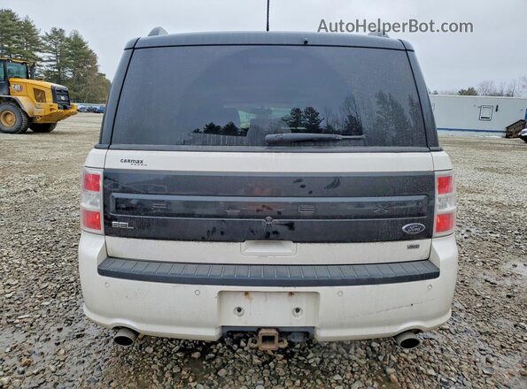 2FMHK6C84HBA01899 2017 FORD FLEX White Widok z tyłu
