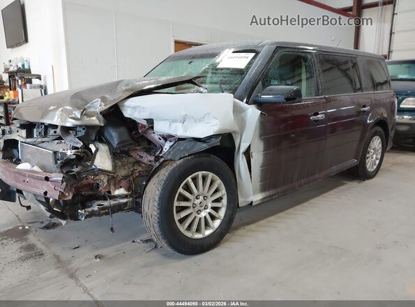 2FMHK6C85KBA24969 2019 FORD FLEX Burgundy Front left
