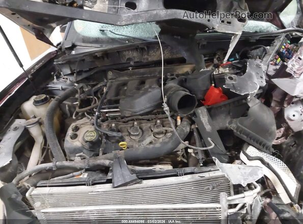 2FMHK6C85KBA24969 2019 FORD FLEX Burgundy Rear view