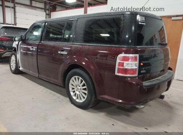 2FMHK6C85KBA24969 2019 FORD FLEX Burgundy Rear left