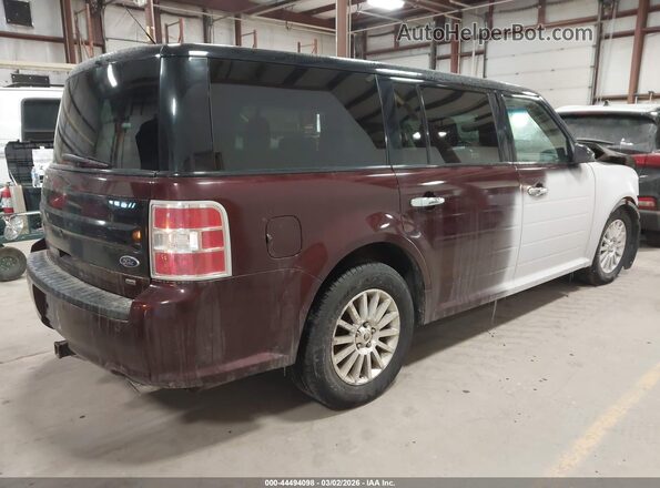 2FMHK6C85KBA24969 2019 FORD FLEX Burgundy Rear right