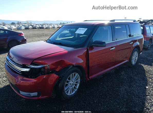 2FMHK6C88GBA12614 2016 FORD FLEX Red Przód lewy