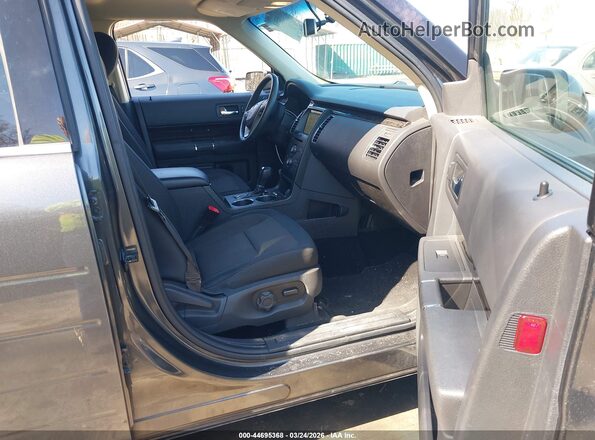 2FMHK6C89KBA25574 2019 FORD FLEX Gray Vista interior delantera