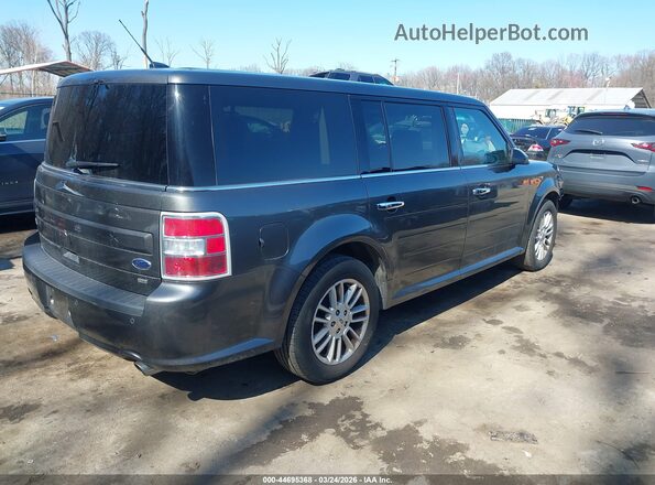 2FMHK6C89KBA25574 2019 FORD FLEX Gray Trasero derecho