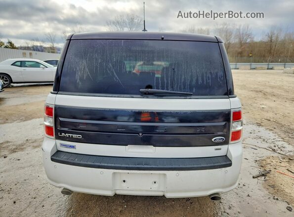 2FMHK6D83GBA08209 2016 FORD FLEX White Widok z tyłu