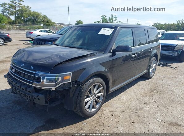 2FMHK6D86KBA06205 2019 FORD FLEX Black Передня ліва чверть