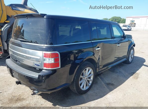 2FMHK6D86KBA06205 2019 FORD FLEX Black Задня права чверть