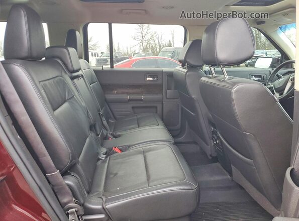 2FMHK6DT1JBA02579 2018 FORD FLEX Black Widok tylnych siedzeń
