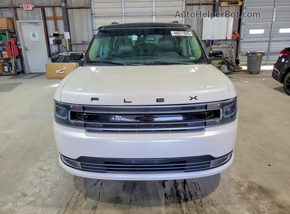 2FMHK6DT2JBA19620 2018 FORD FLEX White წინა ხედი