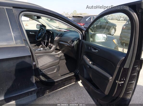2FMPK3G90MBA04774 2021 FORD EDGE Black წინა სალონის ხედი