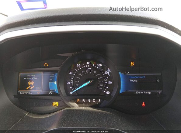 2FMPK3G90MBA04774 2021 FORD EDGE Black უკანა სავარძლების ხედი